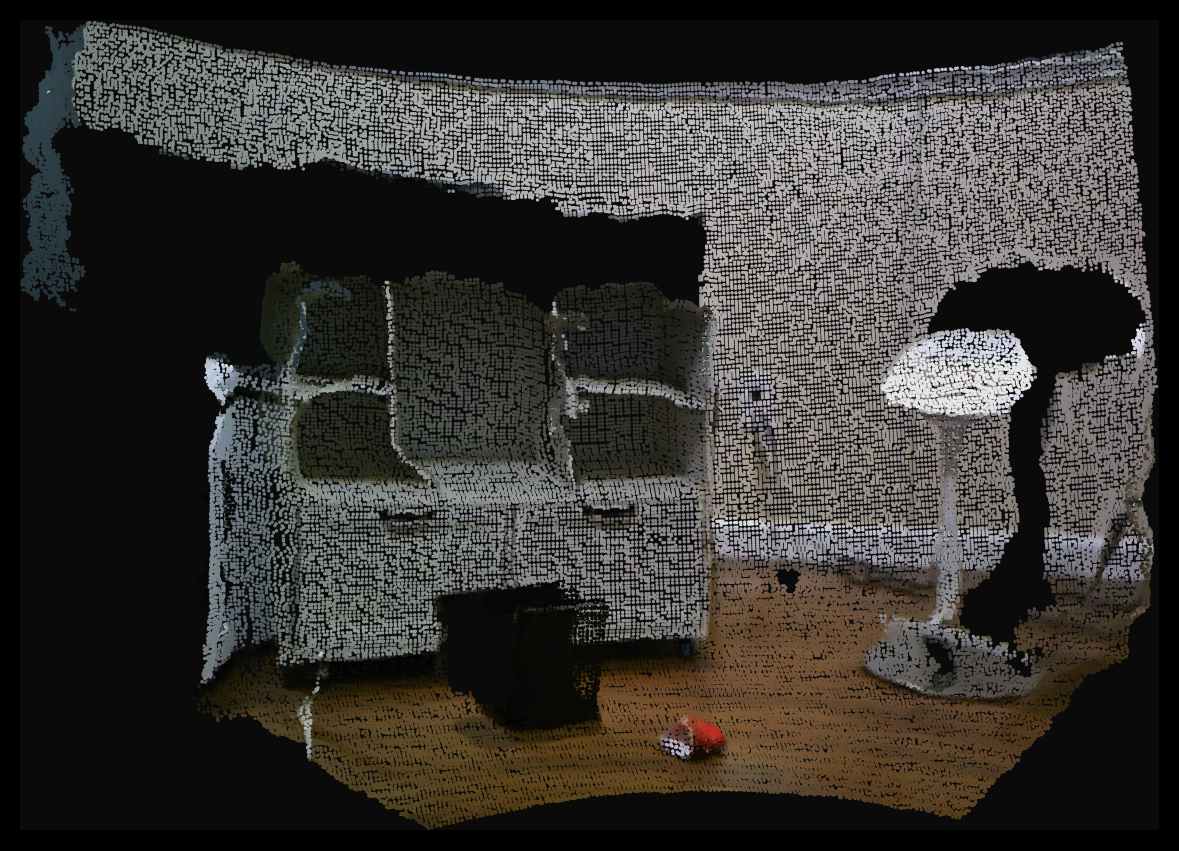raw fused point cloud